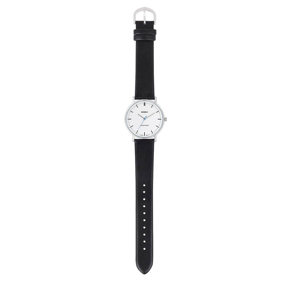 Casio Enticer Quartz White Dial Leather Men's Watch MTP-VT04L-7EDF [A2414]