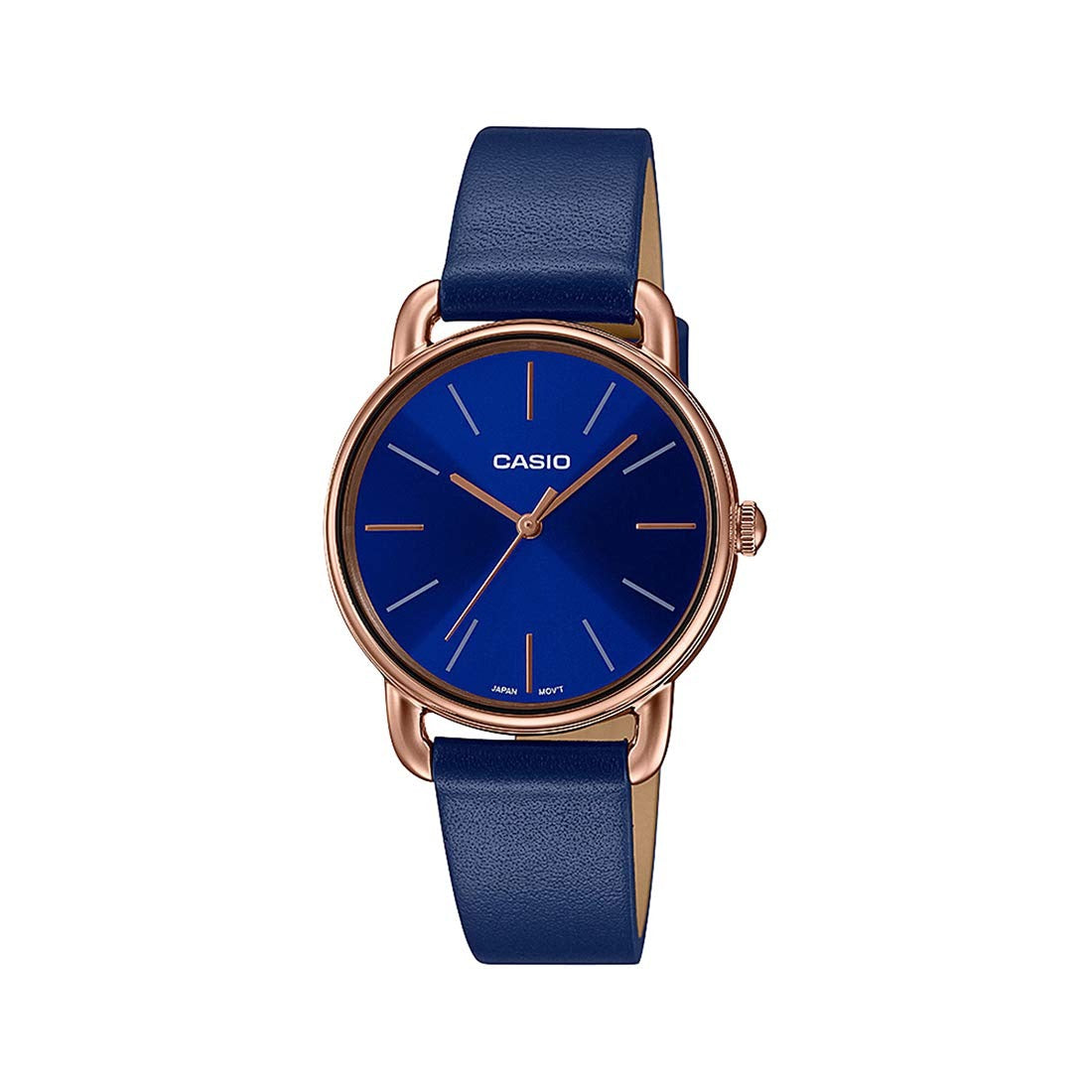 Casio Enticer Quartz Blue Dial Leather Women's Watch  LTP-E412PL-2ADF [A1796]