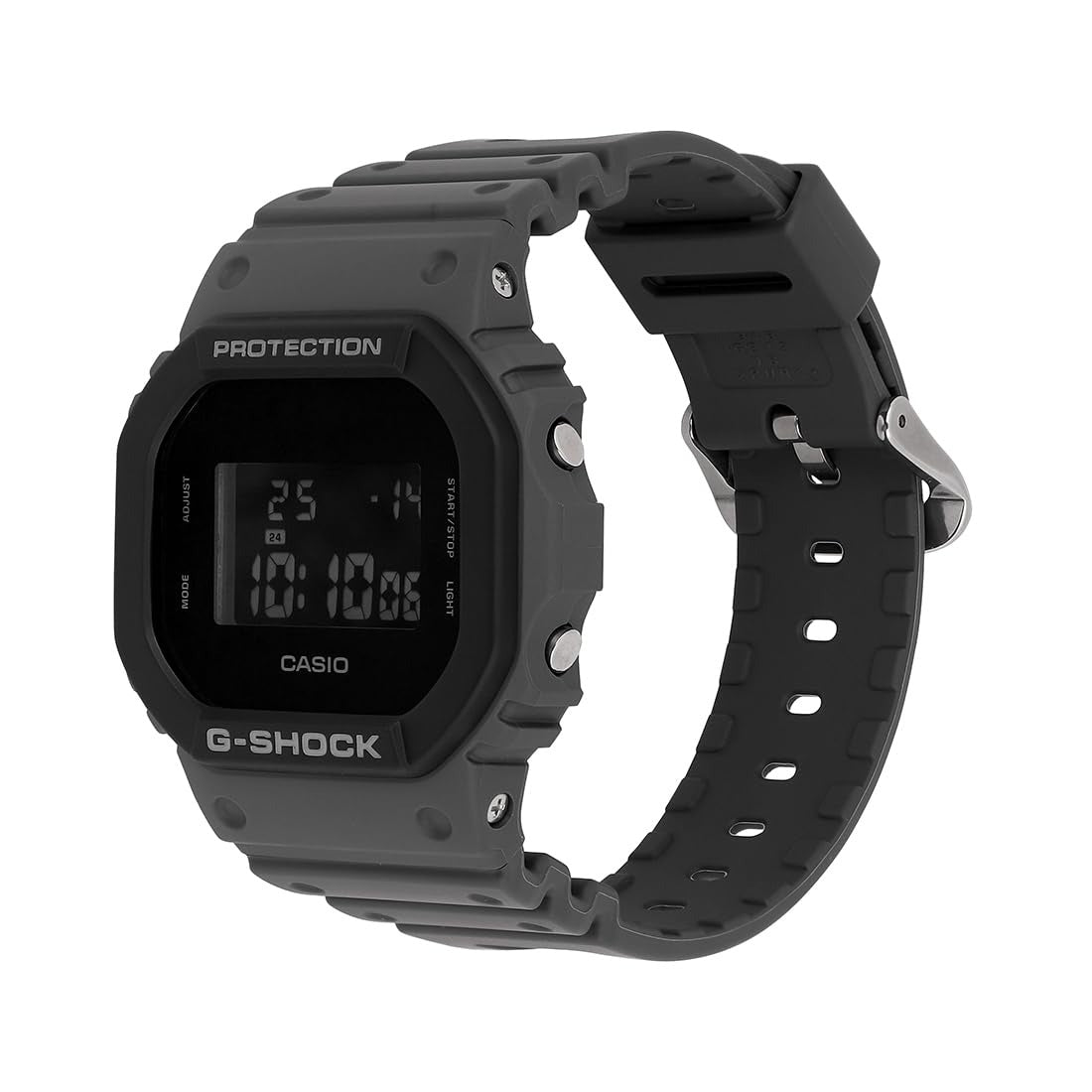 G-Shock Grey White Dial Resin Strap Digital Men's Watch DW-5610UU-8DR (G1647)