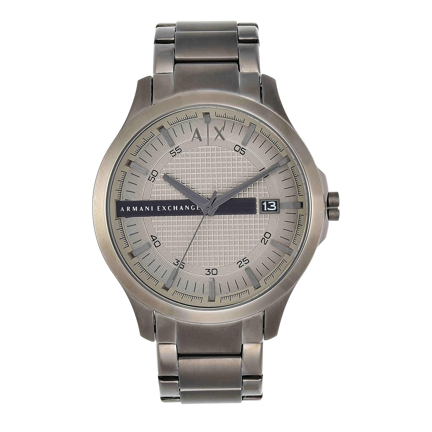 Armani Exchange Hampton Grey Dial Gunmetal Men's Watch AX2194