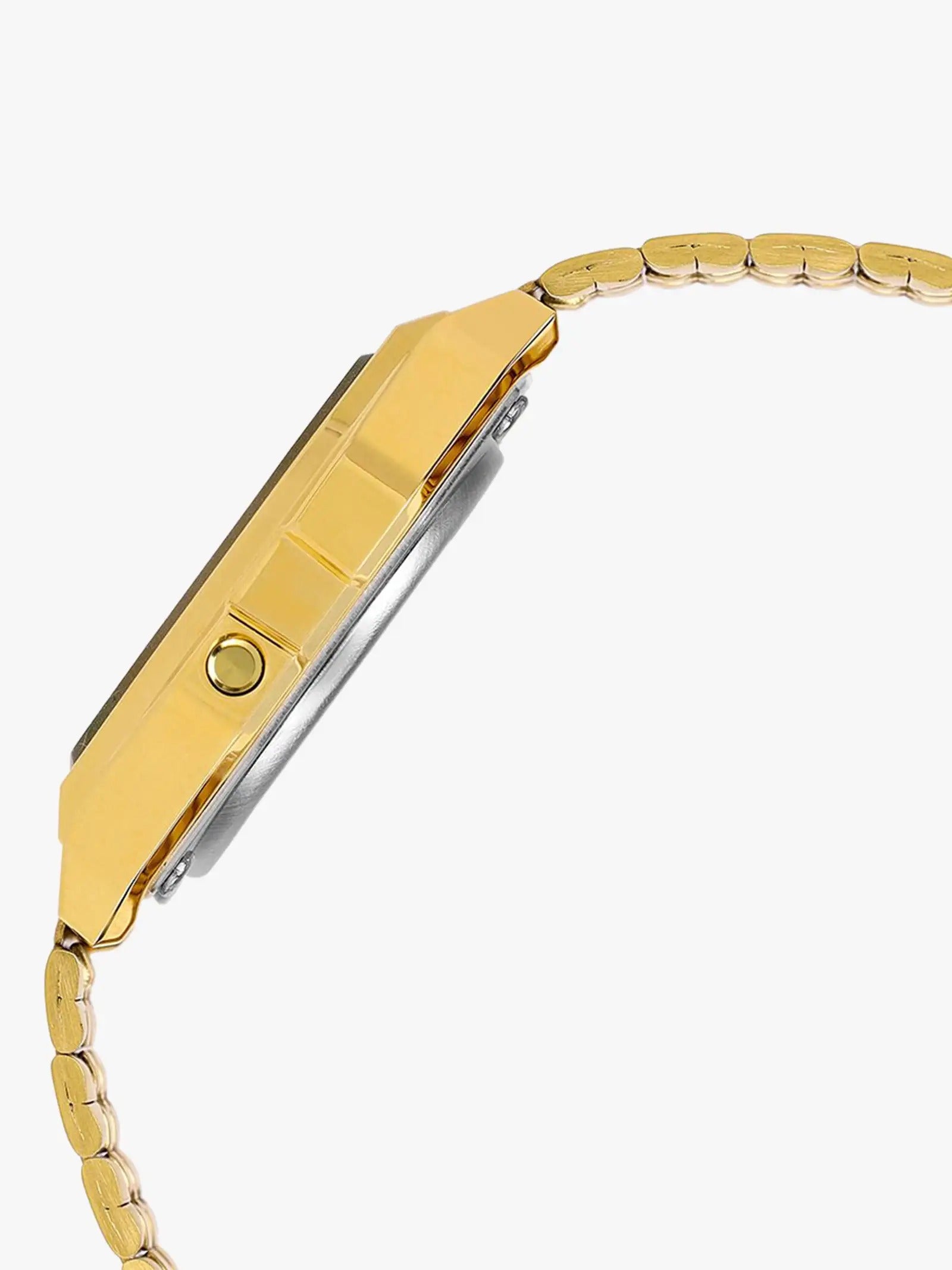 Casio Vintage Quartz Black Dial Gold Digital Unisex Watch A159WGEA-1DF [D162]