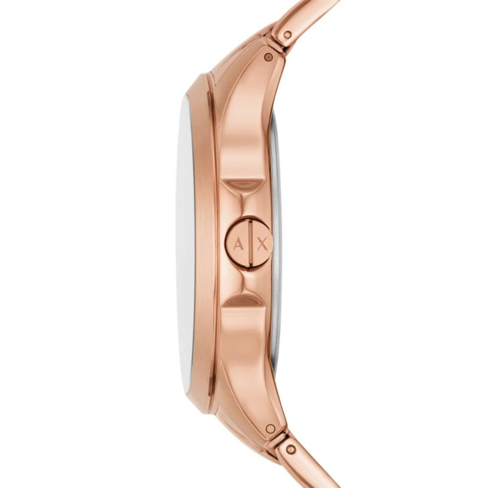 Armani Exchange Hampton Brown Dial Rose Gold Men's Watch AX2449
