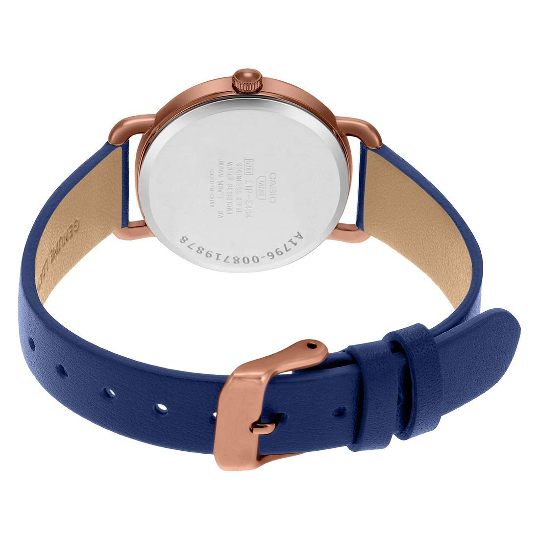 Casio Enticer Quartz Blue Dial Leather Women's Watch  LTP-E412PL-2ADF [A1796]