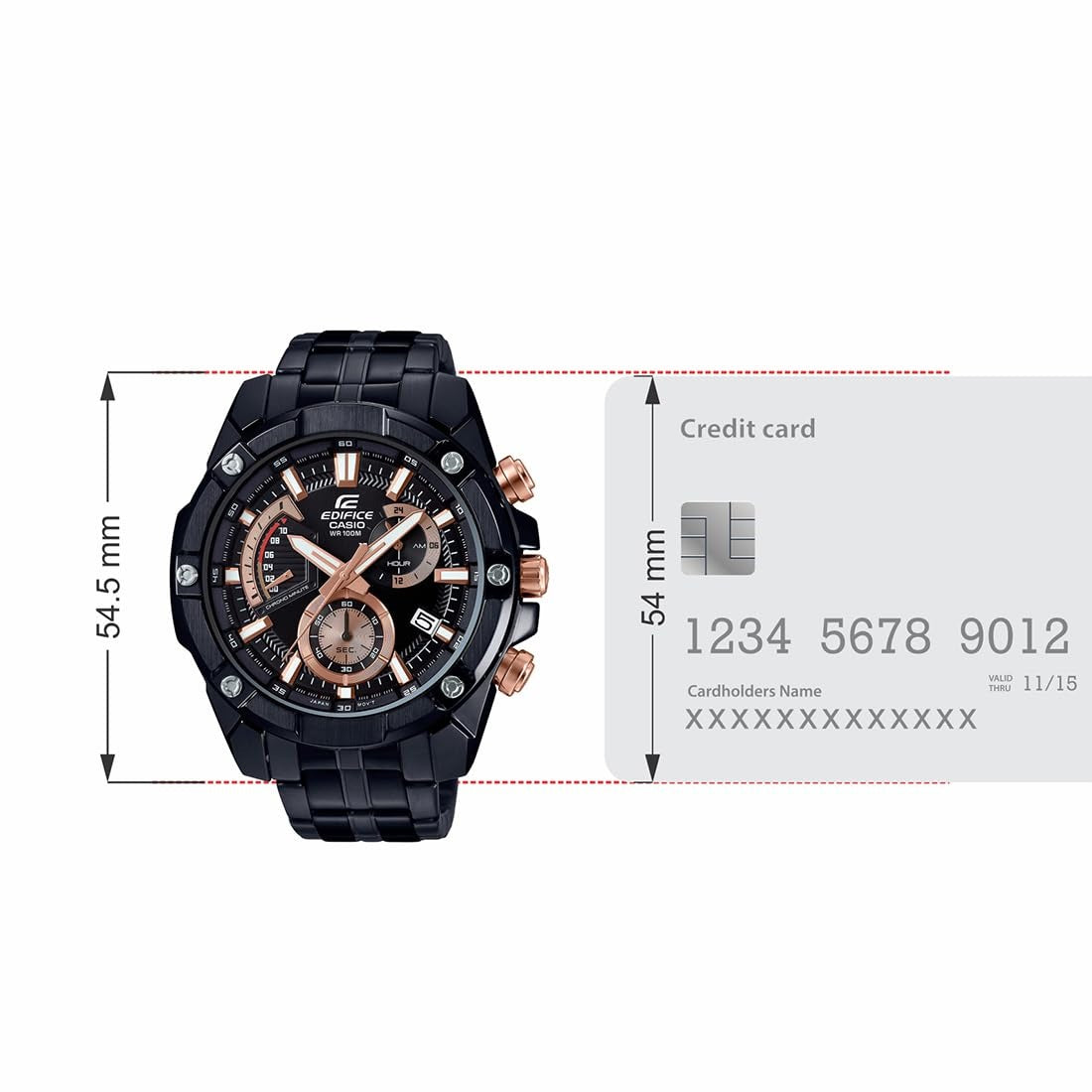 Casio Edifice Quartz Chronograph Men's Watch EFR-559DC-1AVUDF  [EX428]