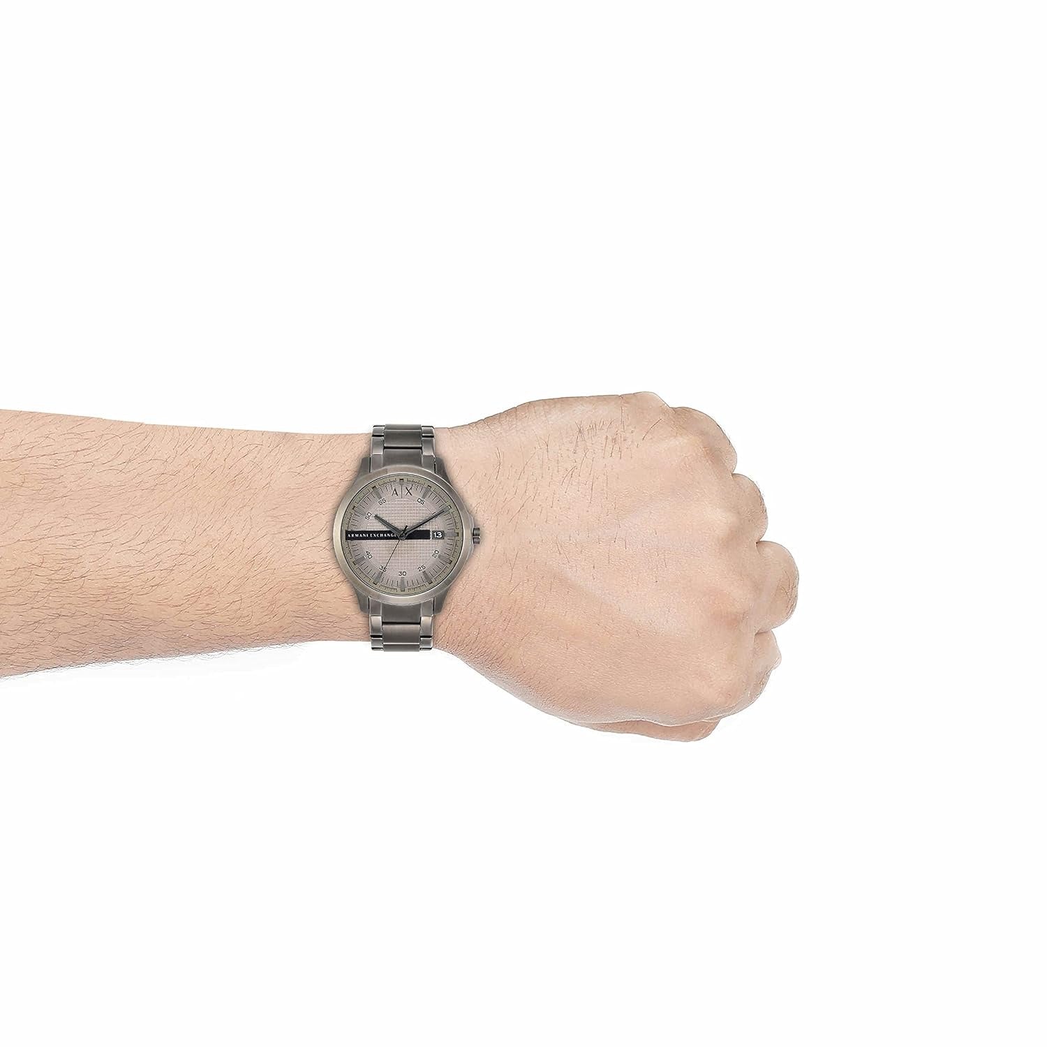 Armani Exchange Hampton Grey Dial Gunmetal Men's Watch AX2194