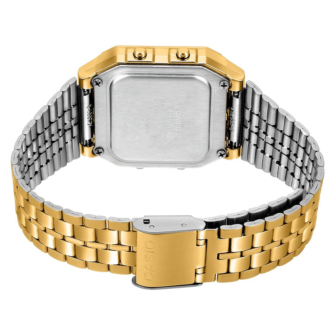 Casio Vintage Quartz Gold-Tone World Time Digital Unisex Watch A500WGA-9DF