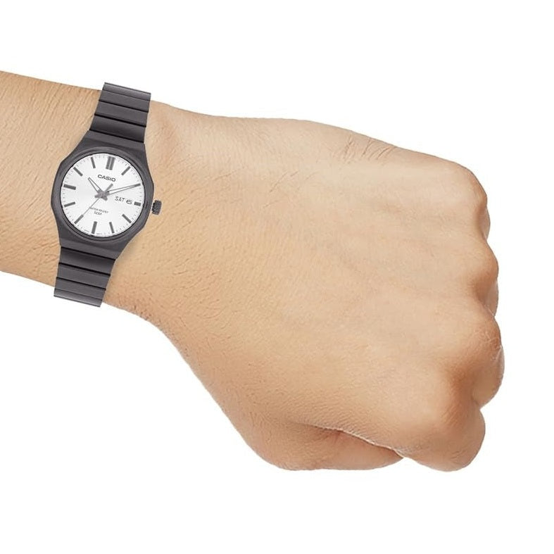Casio Enticer Quartz Silver Dial Analog Men's Watch MTP-E735B-7AVDF