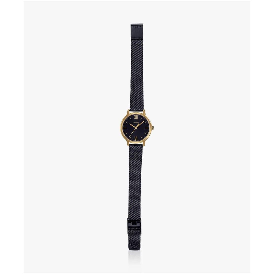 Casio Enticer Ladies Quartz Black Dial Analog Women's Watch LTP-E157MGB-1BDF