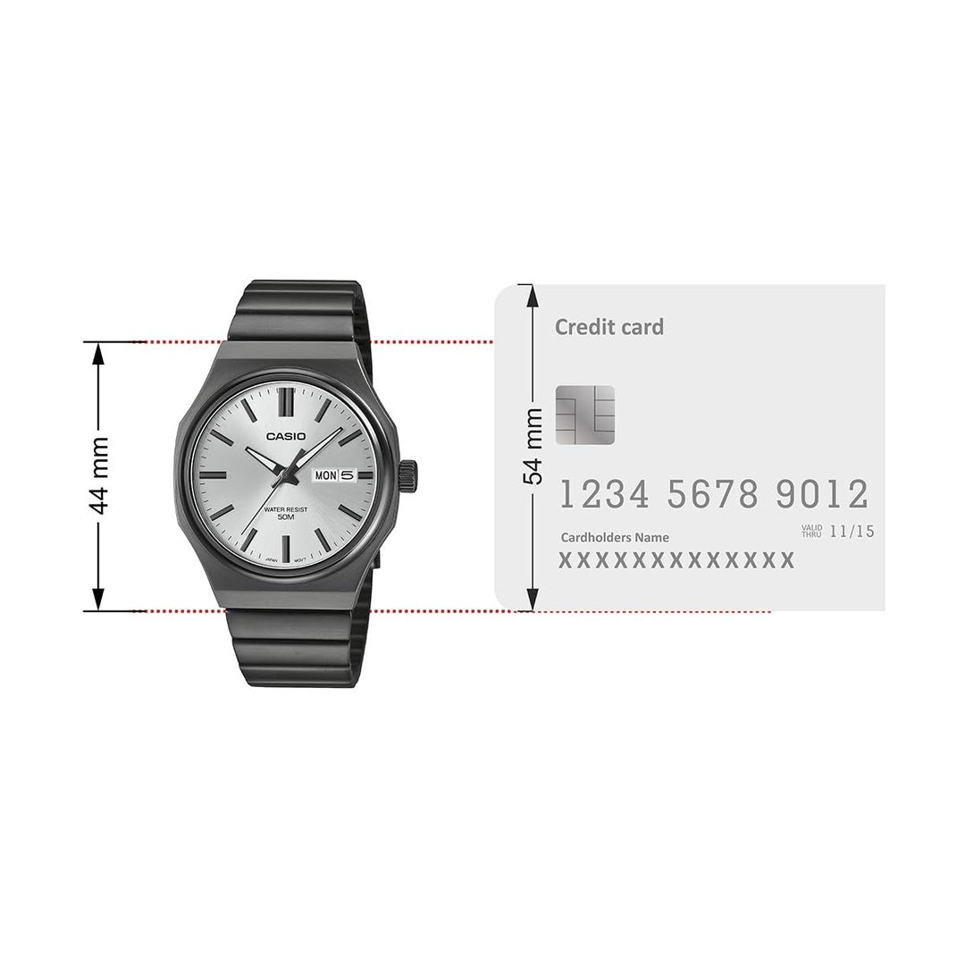 Casio Enticer Quartz Silver Dial Analog Men's Watch MTP-E735B-7AVDF