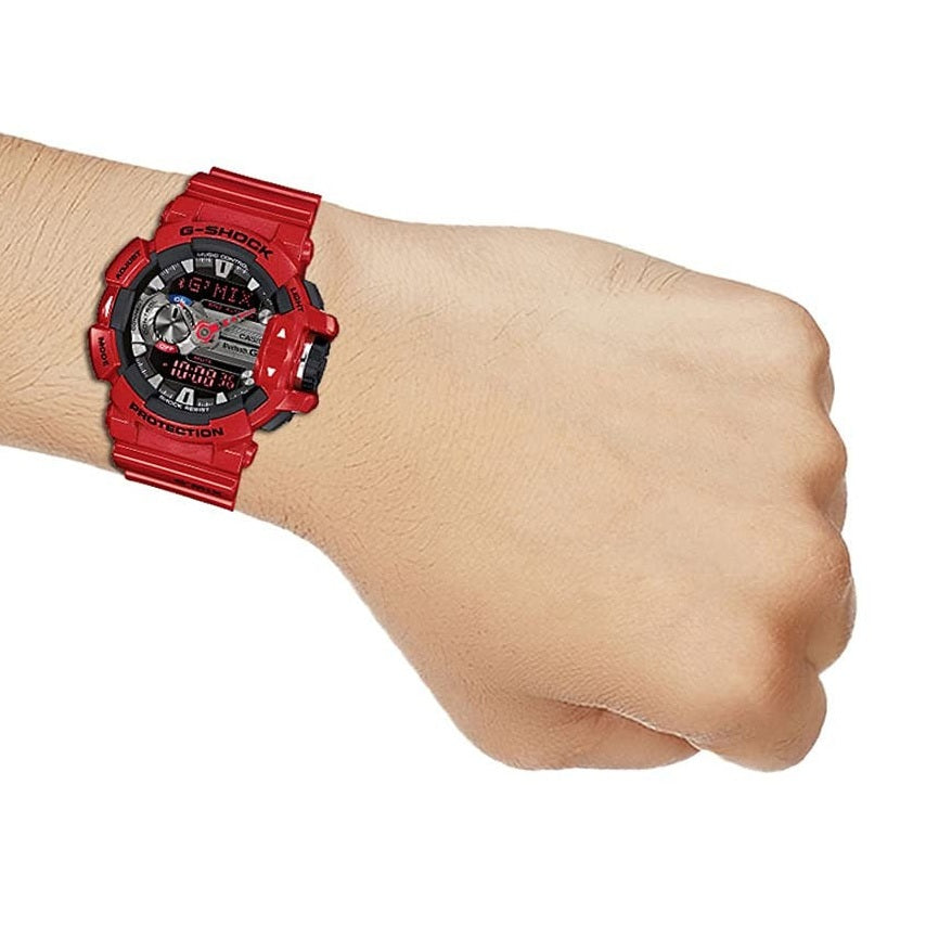 G-Shock Analog-Digital Red & gray Dial Men's Watch - GBA-400-4ADR (G559)