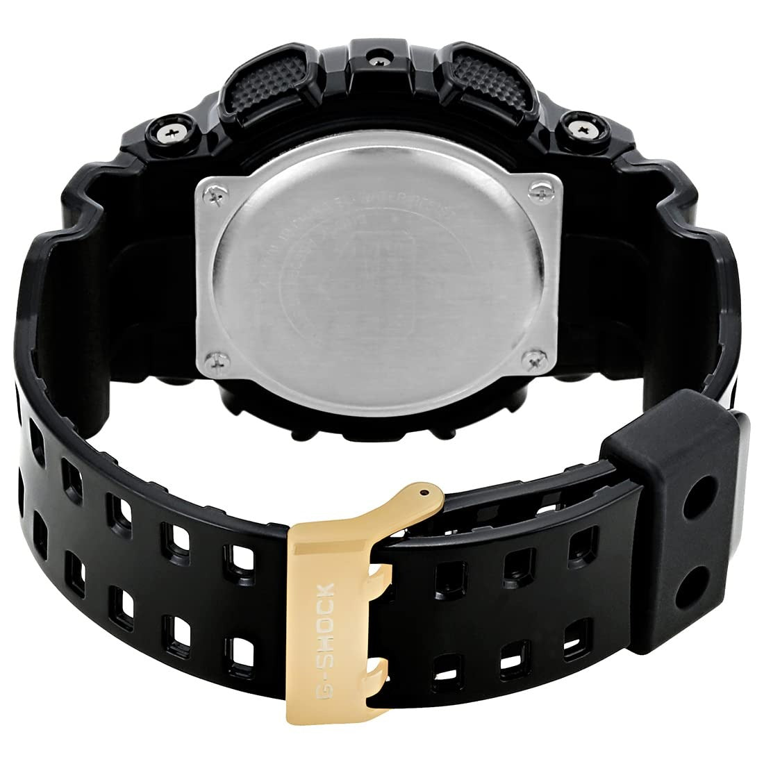 Casio G-Shock Digital Black Gold Dial Resin Strap Men's Watch GD-100GB-1DR (G340)