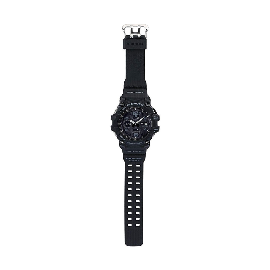 G-Shock Analog-Digital Black Dial Black Resin Strap Men's Watch- GSG-100-1ADR (G830)