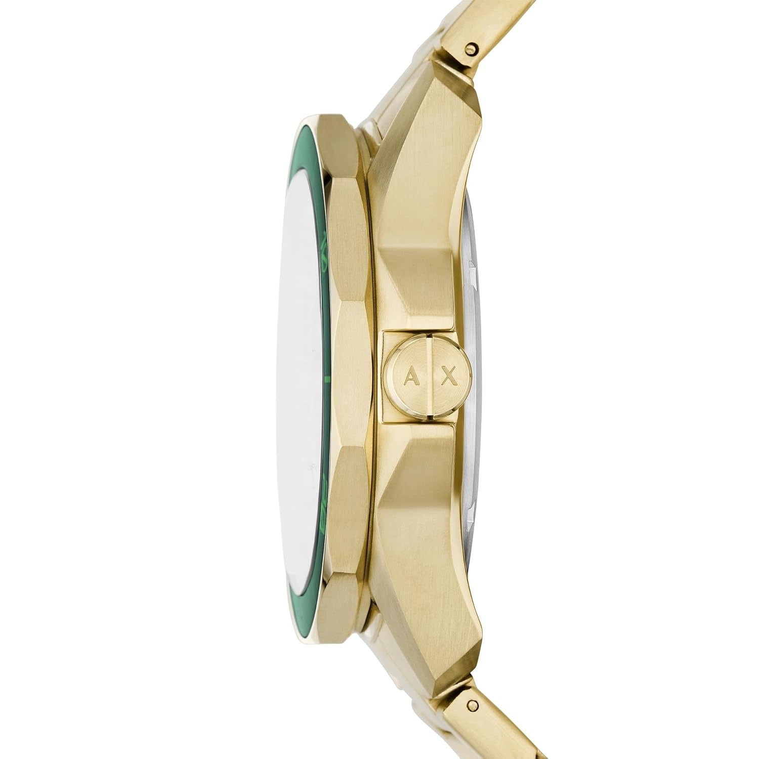 Armani Exchange Spencer Green Dial Gold Men's Watch AX1951