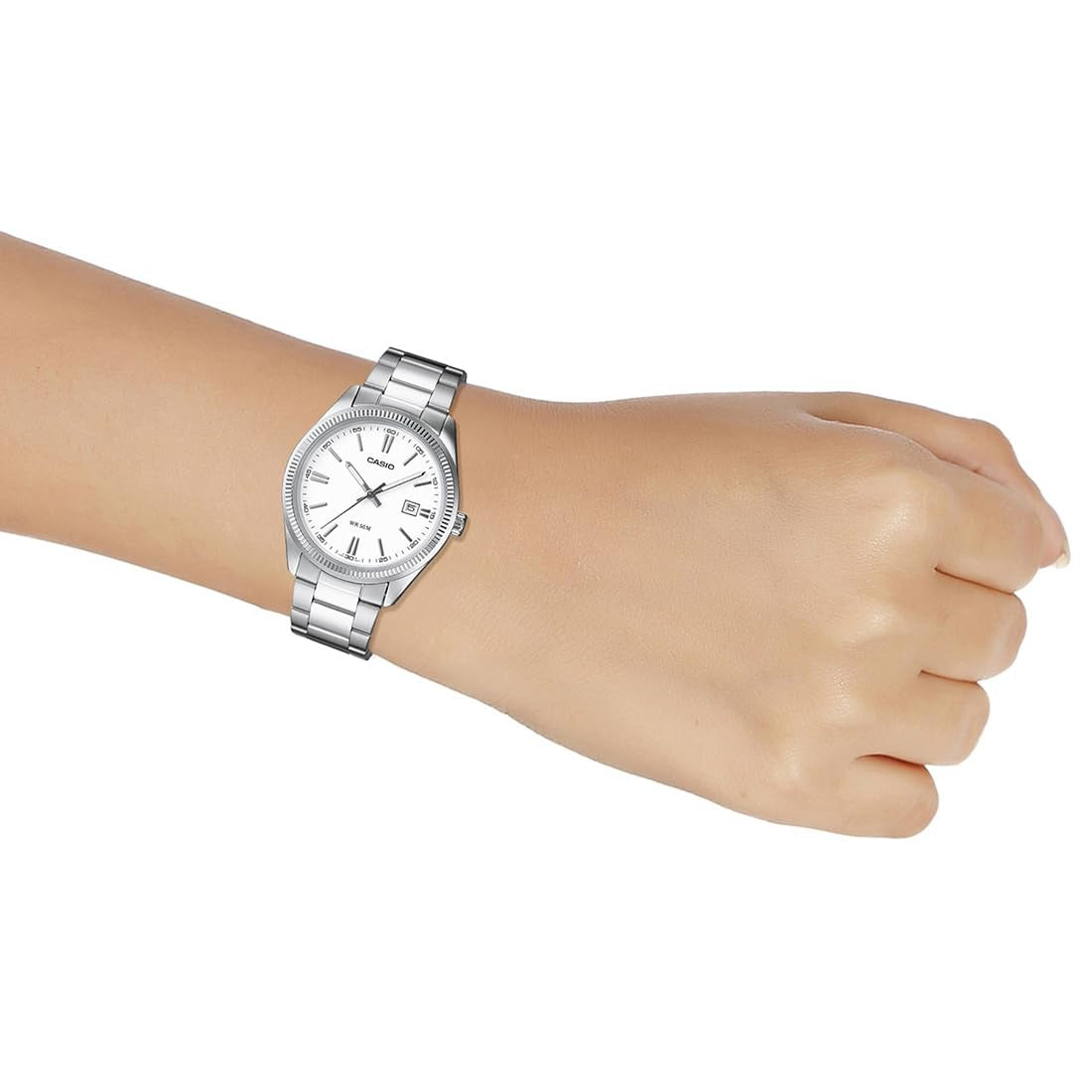 Casio Enticer Quartz White Dial Analog Men's Watch MTP-1302D-7A1VDF [A1539]
