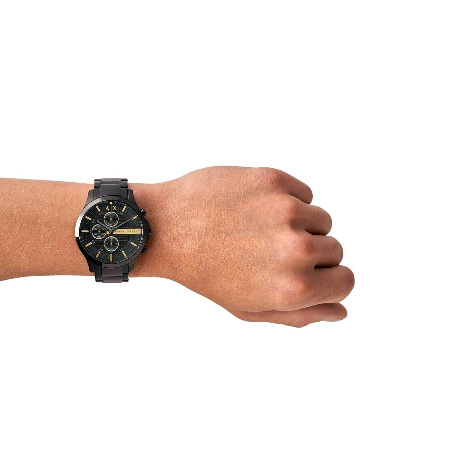 Armani Exchange Hampton Black Chronograph Men's Watch AX2164I