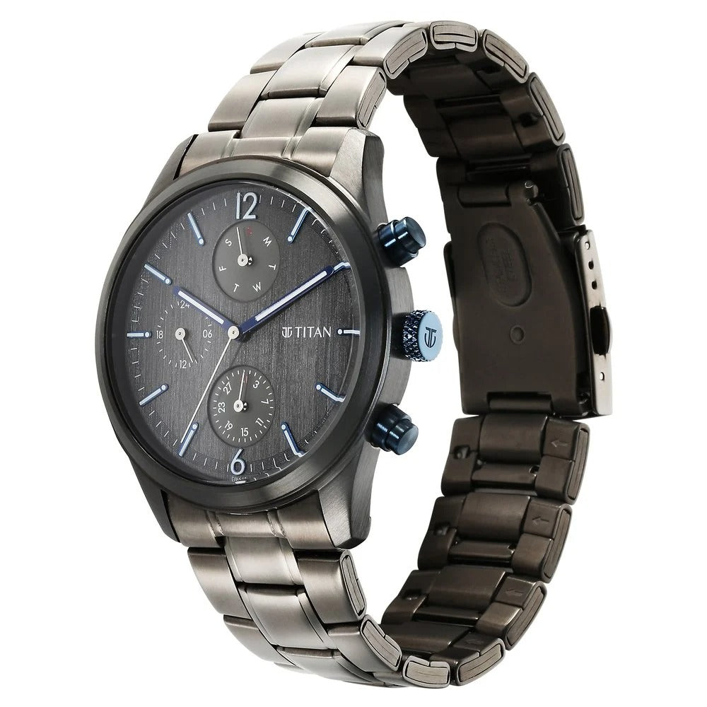 Titan Neo Splash Anthracite Dial Men's Watch NT1805KM07