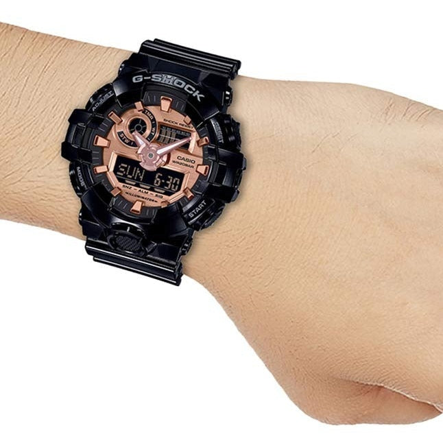 G-SHOCK Analog-Digital Rose Gold Dial Men's Watch - GA-700MMC-1ADR (G938)