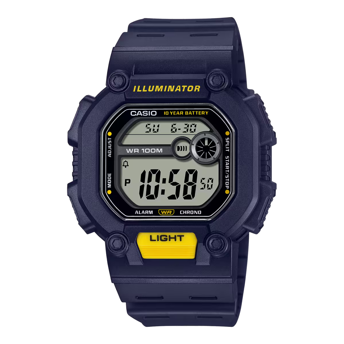 Casio Youth Quartz Blue Digital Sports Unisex Watch W-737H-2AVDF
