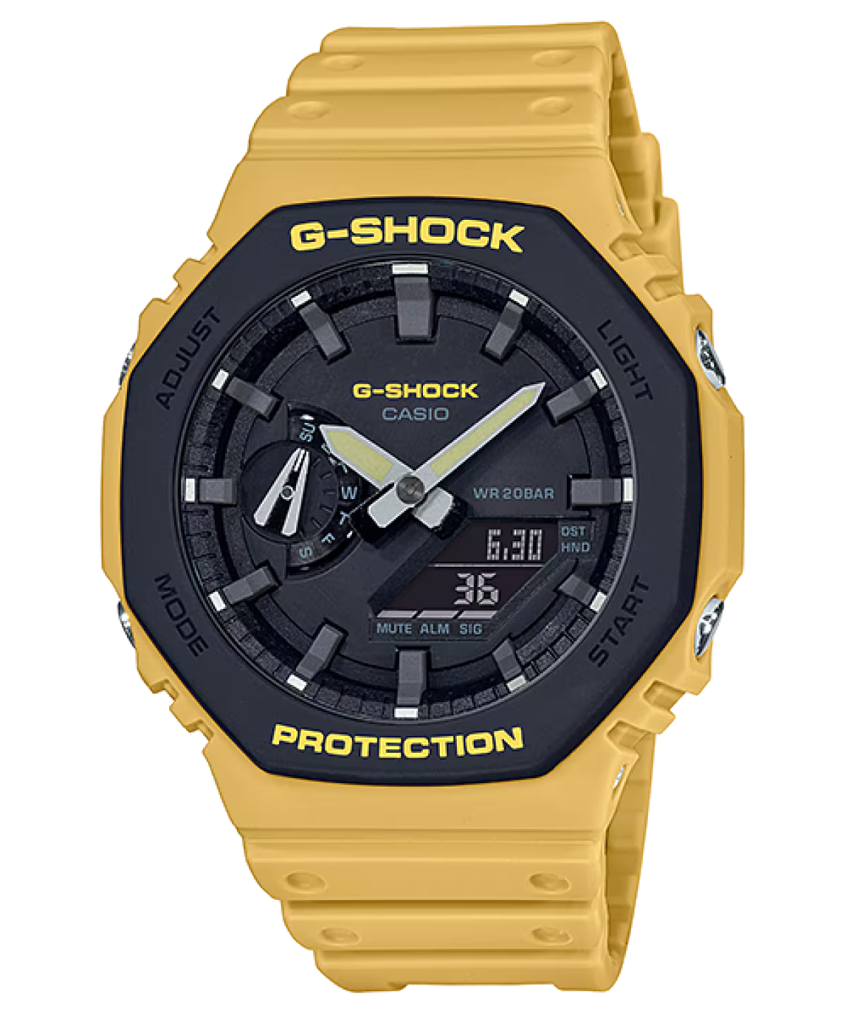 G-Shock Carbon Core Guard Analog-Digital Black Dial Men's Watch - GA-2110SU-9ADR (G1066)