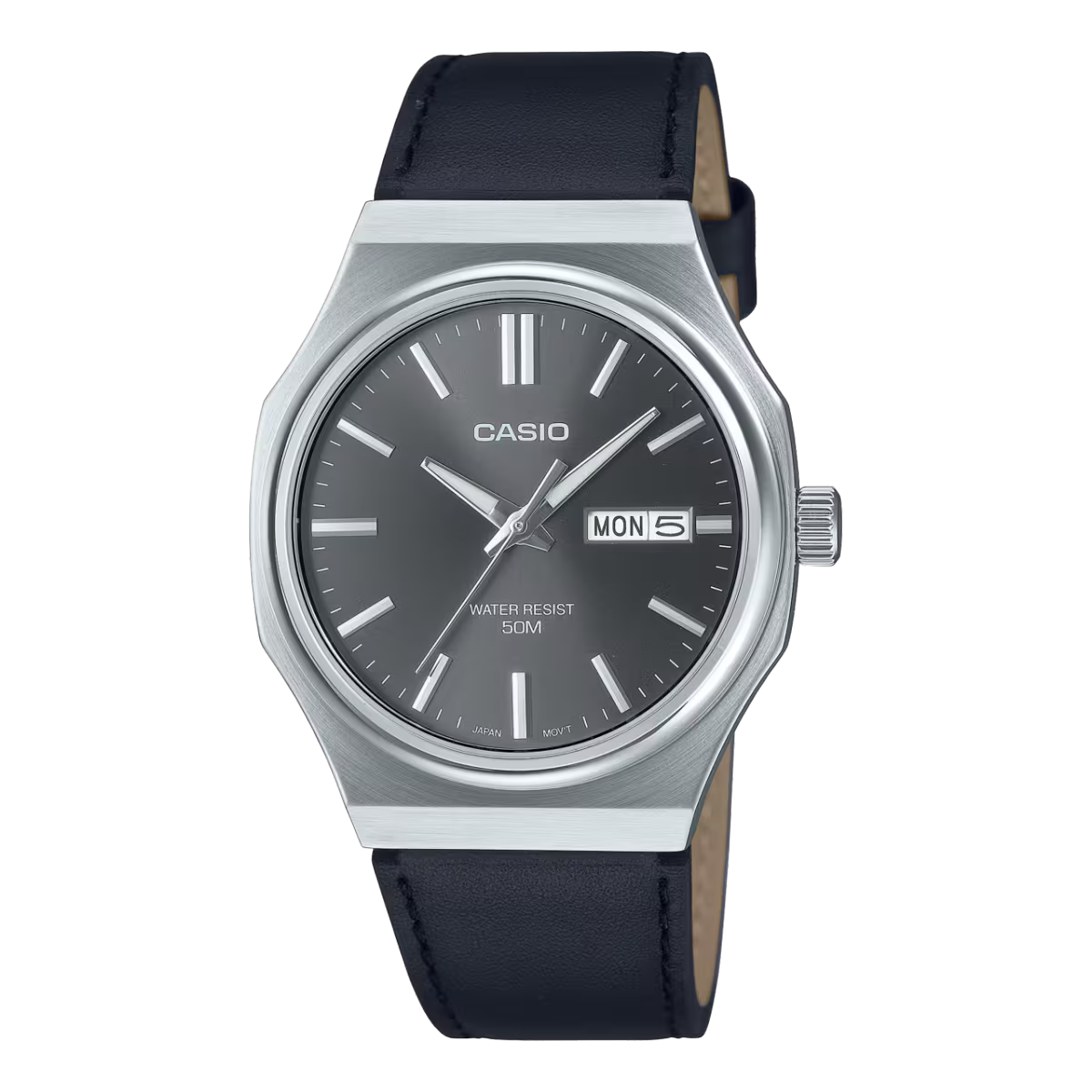 Casio Enticer Quartz Grey Dial Analog Men's Watch MTP-E735L-8AVDF