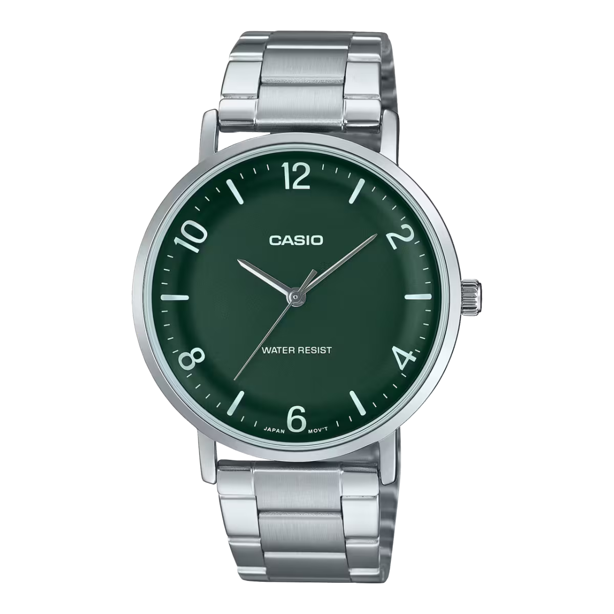 Casio Enticer Quartz Green Dial Analog Men's Watch MTP-VT03D-3BDF