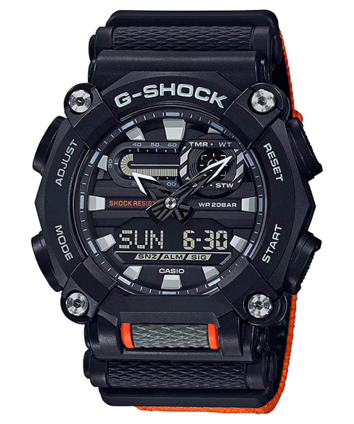 G Shock Analog-Digital Black Dial Men's Watch - GA-900C-1A4DR (G1049)