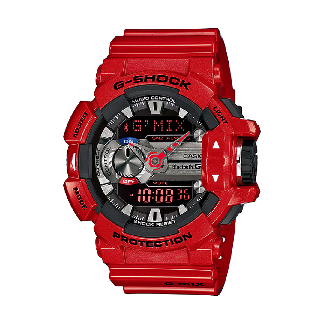 G-Shock Analog-Digital Red & gray Dial Men's Watch - GBA-400-4ADR (G559)