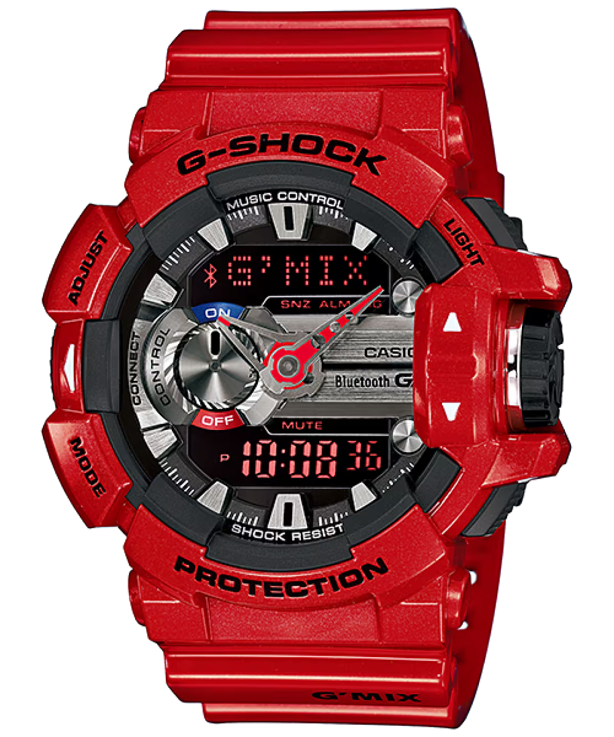 G-Shock Analog-Digital Red & gray Dial Men's Watch - GBA-400-4ADR (G559)