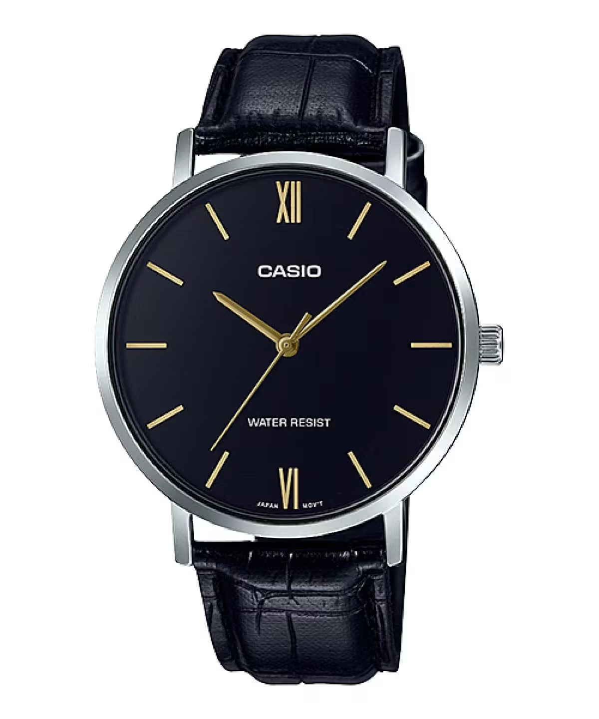 Casio Enticer Quartz Black Dial Analog Men's Watch MTP-VT01L-1BUDF