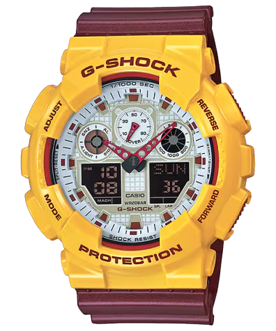 G-Shock (GA-100CS-9A) Analog-Digital Watch  - For Men G534
