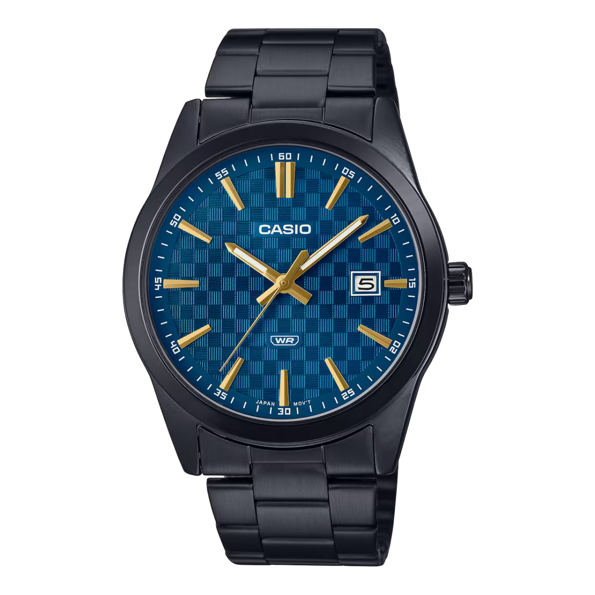 Casio Enticer Blue Dial Stainless Steel Strap Analog Watch MTP-VD03B-2AVDF [A2239]