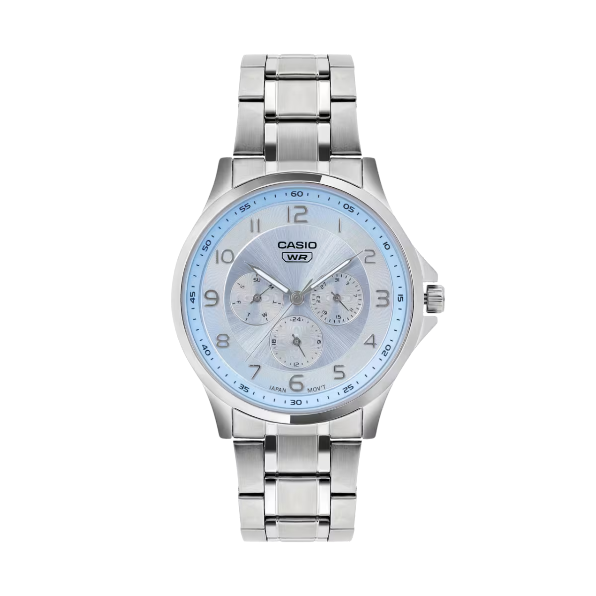 Casio Enticer Quartz Ice Blue Dial Analog Men's Watch MTP-SN2KD-2A [A2451]