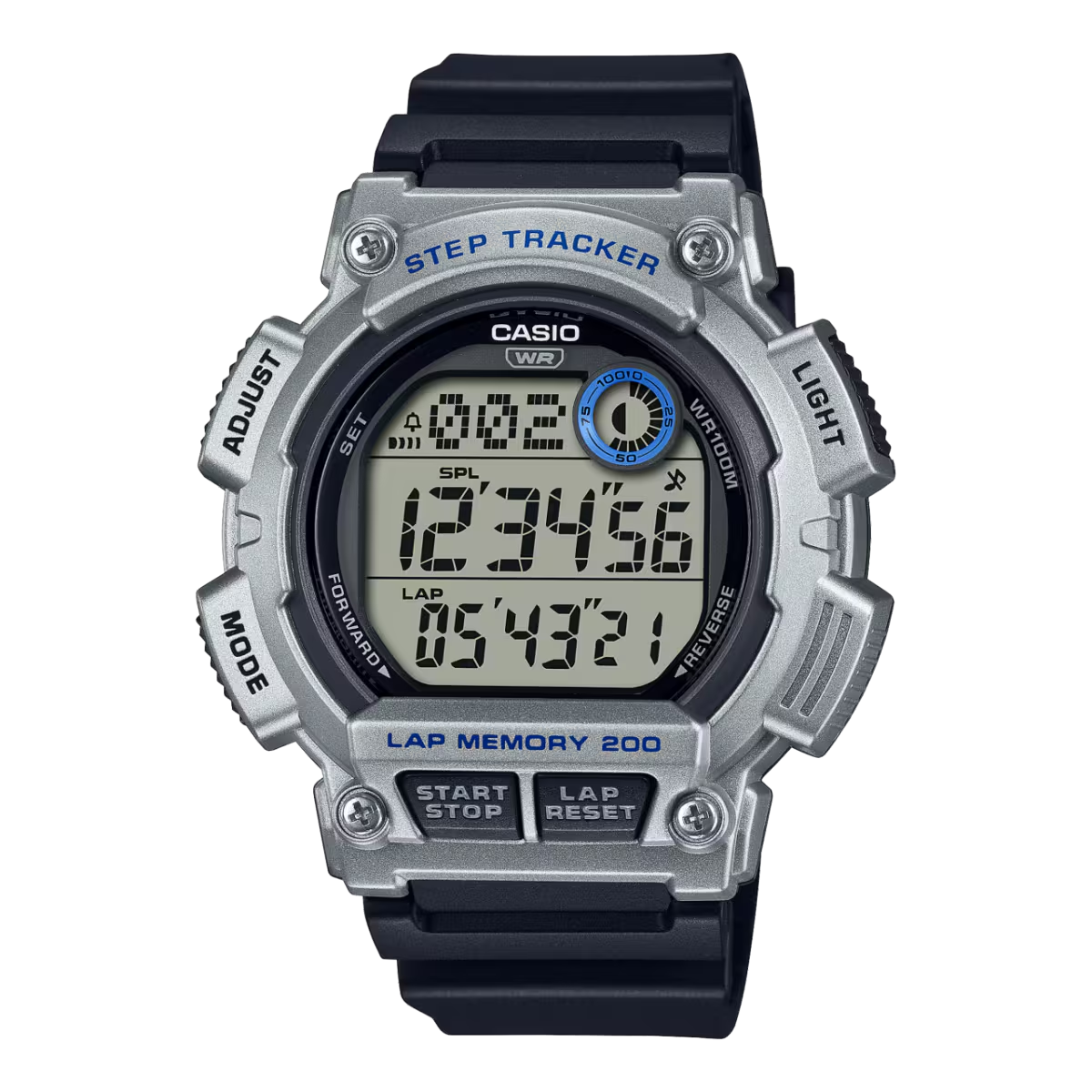 Casio Youth Quartz Unisex Digital Sports Watch WS-2100H-1A2VDF