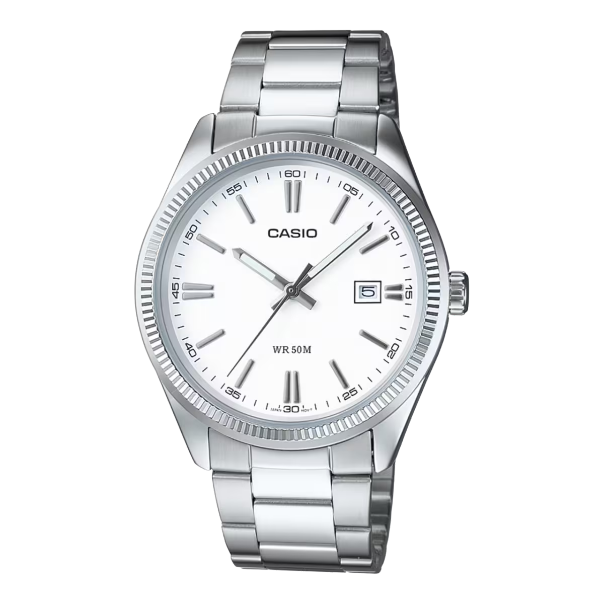 Casio Enticer Quartz White Dial Analog Men's Watch MTP-1302D-7A1VDF [A1539]