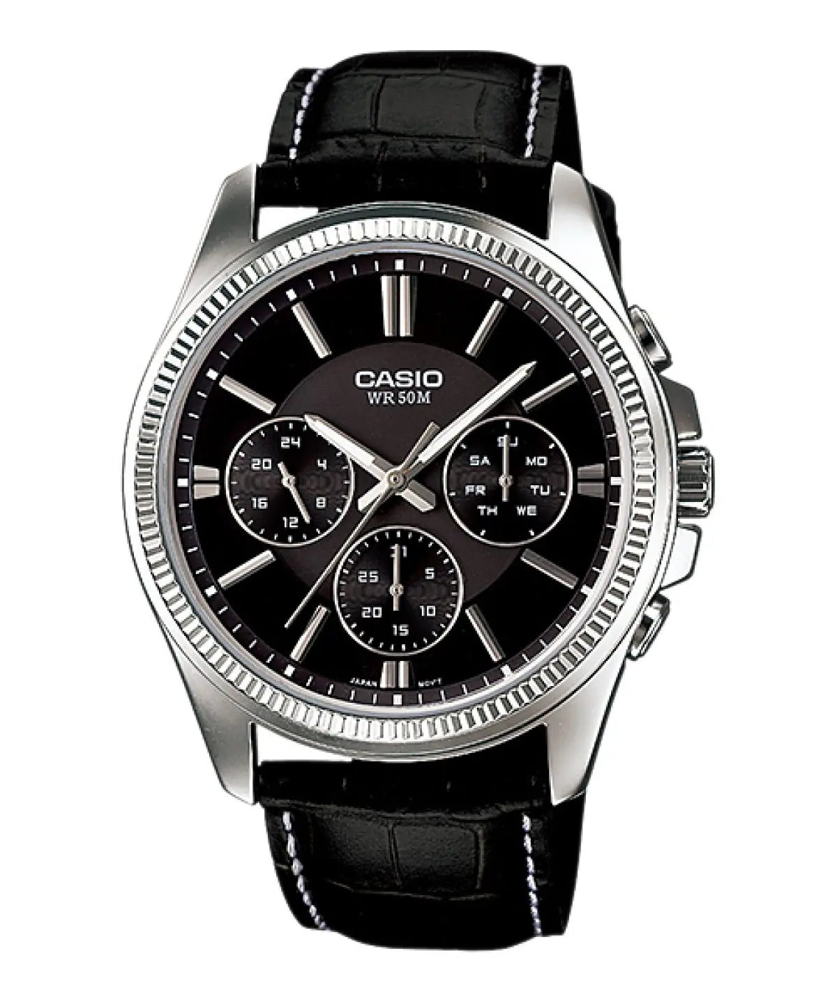 Casio Enticer Quartz Black Dial Analog Men's Watch MTP-1357L-1A2VDR [A838]