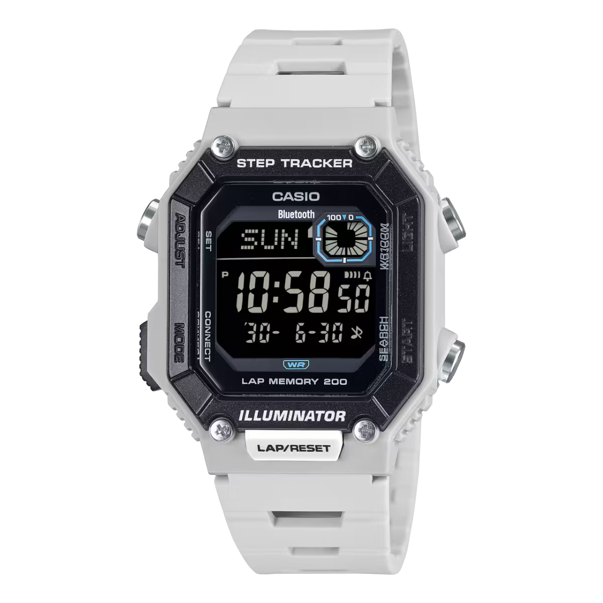 Casio Youth Bluetooth Digital Grey Dial Unisex Watch WS-B1000-8BVDF [D354]