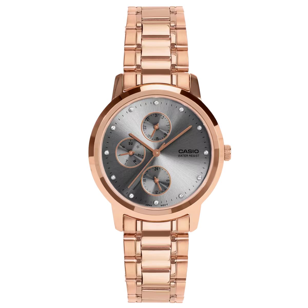 Casio Enticer Ladies Quartz Grey Dial Analog Women's Watch LTP-SN6KR-8A [A2497]