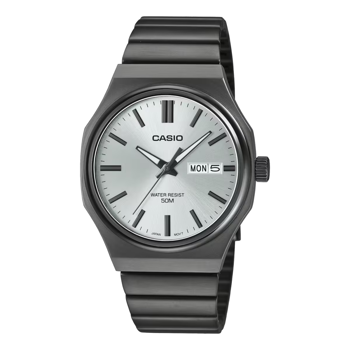 Casio Enticer Quartz Silver Dial Analog Men's Watch MTP-E735B-7AVDF
