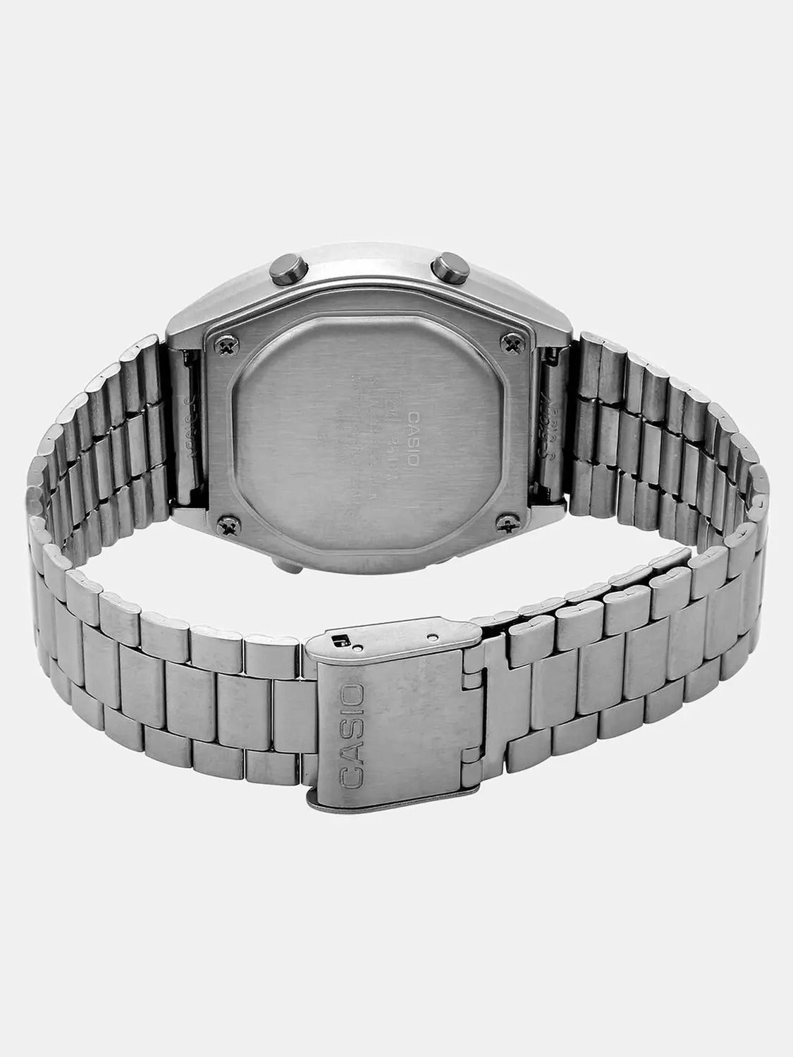 Casio Vintage Quartz Silver Digital Stainless Steel Unisex Watch B640WD-1AVDF