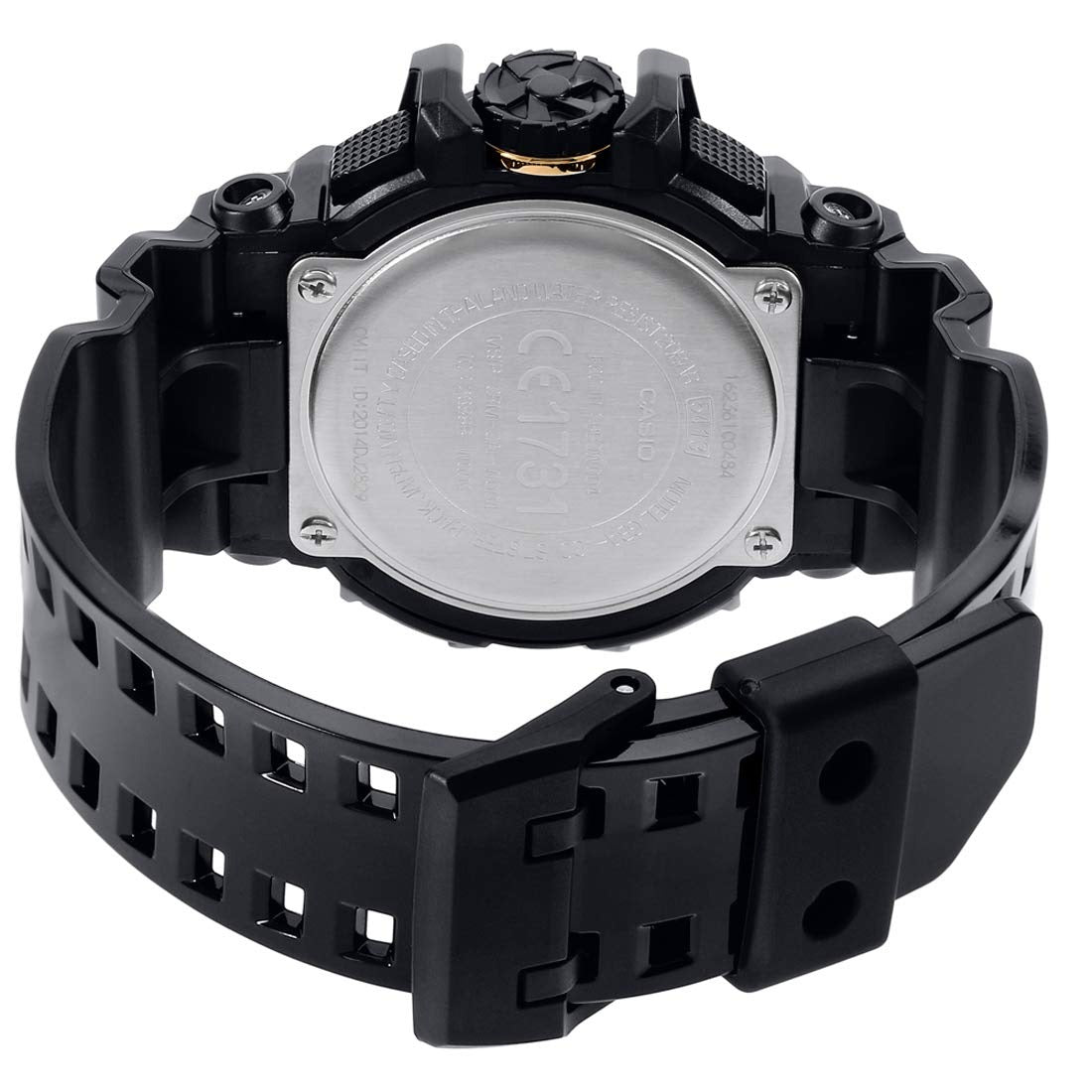 G-Shock Analog-Digital Black & Gold Dial Men's Watch-GBA-400-1A9DR (G557)