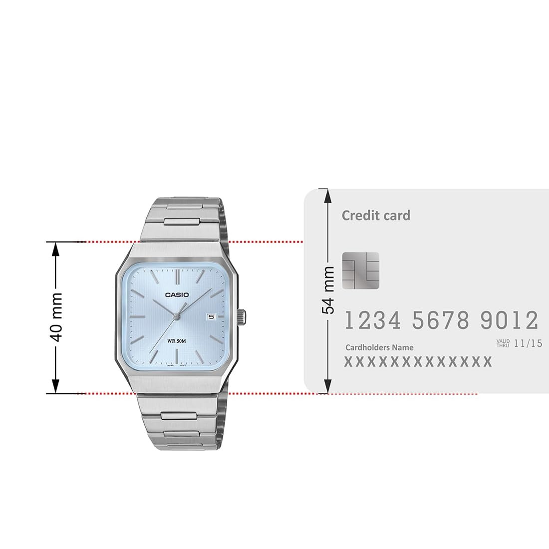 Casio Enticer Quartz Ice Blue Dial Analog Men's Watch MTP-B185D-2A2VDF