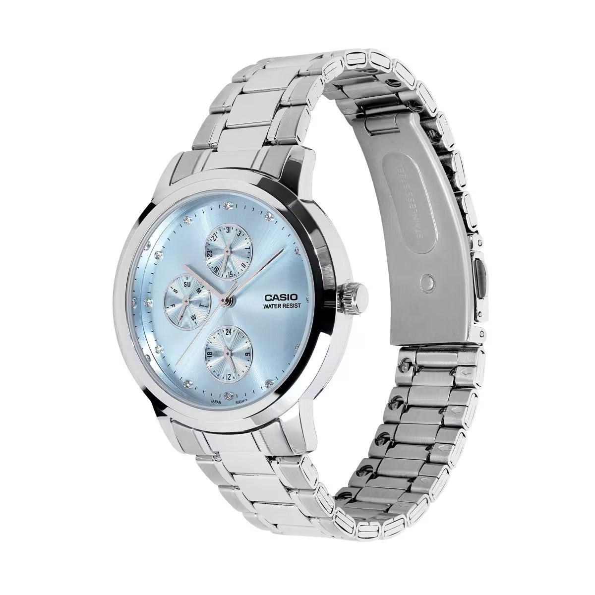 Casio Enticer Ladies Quartz Ice Blue Dial Analog Women's Watch LTP-SN6KD-2A [A2492]