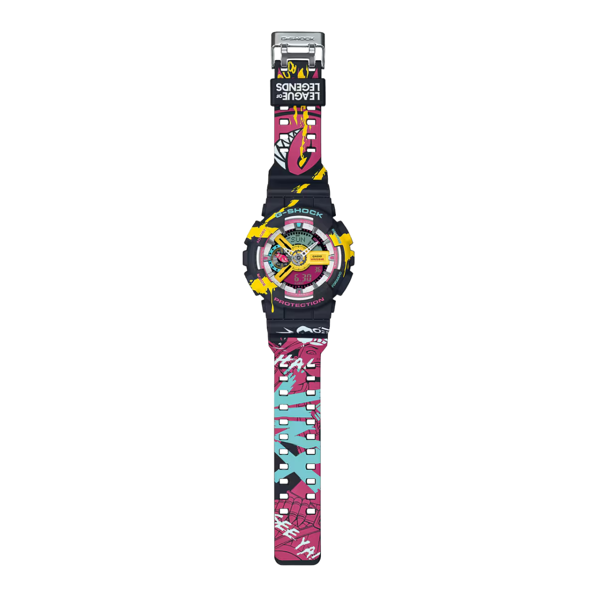 G-Shock X League of Legends Analog Digital Edition Jinx Men's Watch GA-110LL-1AER