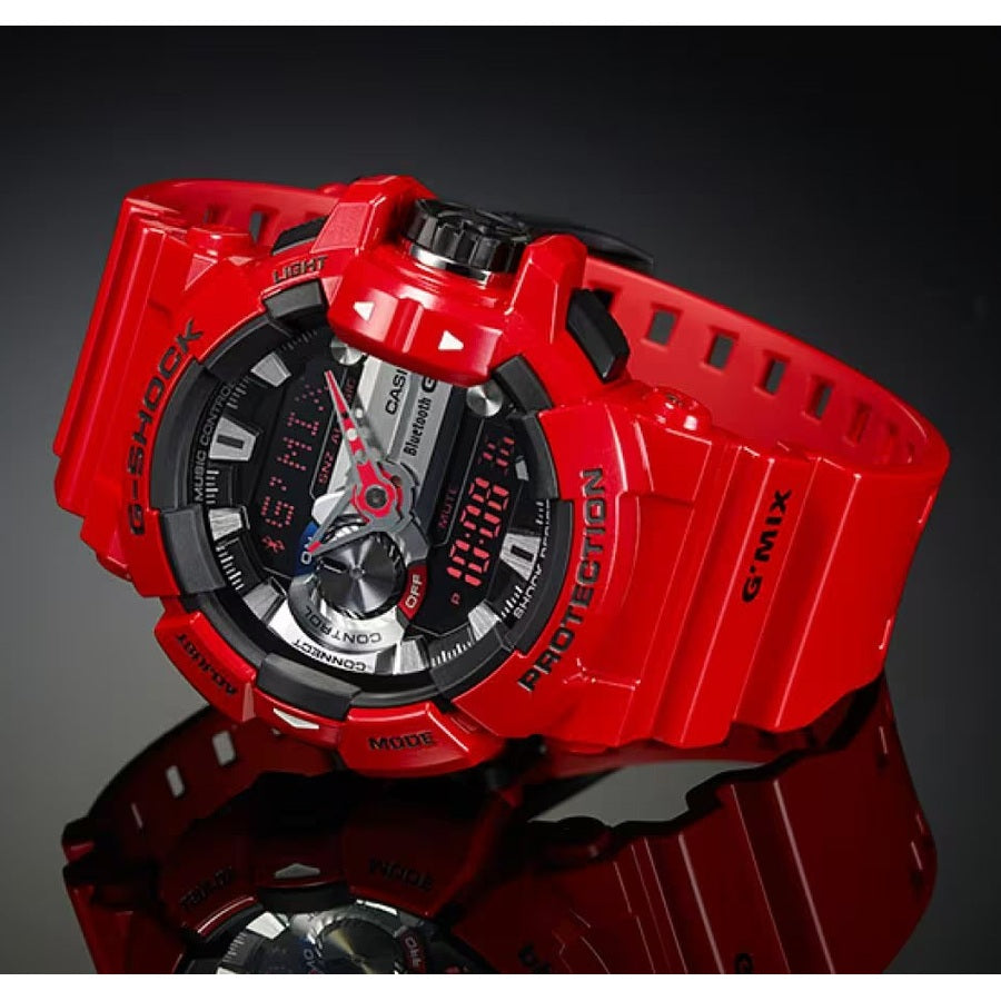 G-Shock Analog-Digital Red & gray Dial Men's Watch - GBA-400-4ADR (G559)