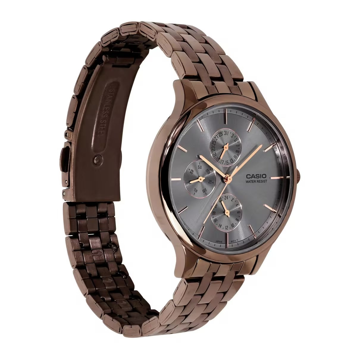 Casio Enticer Quartz Grey Dial Multi-Function Women's Watch LTP-SN7YRB-8A [A2499]