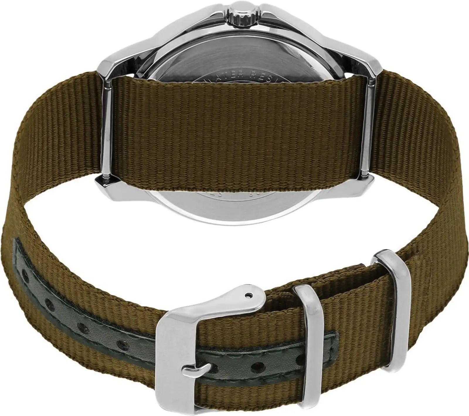 Casio Enticer Analog Black Dial Brown Fabric Strap Men's Watch MTP-V008B-3BUDF [A1110]