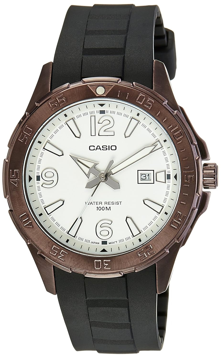 Casio Enticer Quartz White Dial Analog Men's Watch MTD-1073-7A