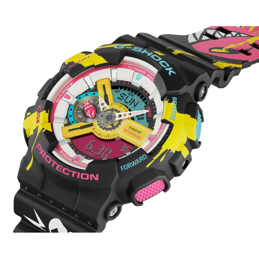 G-Shock X League of Legends Analog Digital Edition Jinx Men's Watch GA-110LL-1AER
