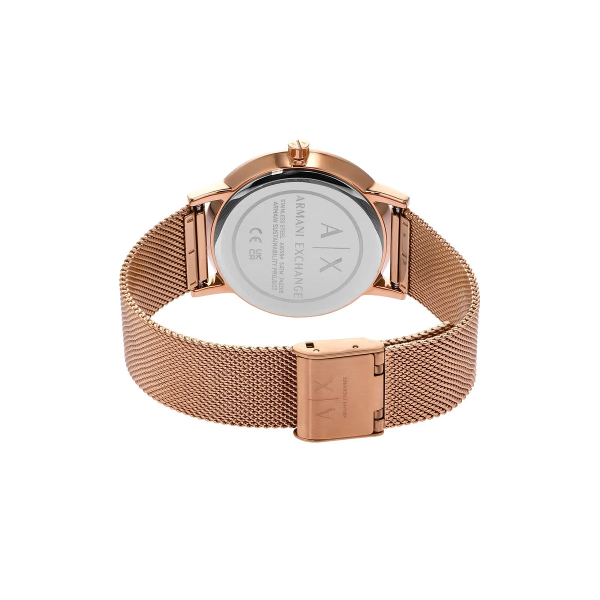 Armani Exchange Rose Gold Mosaic Women's Watch AX5584