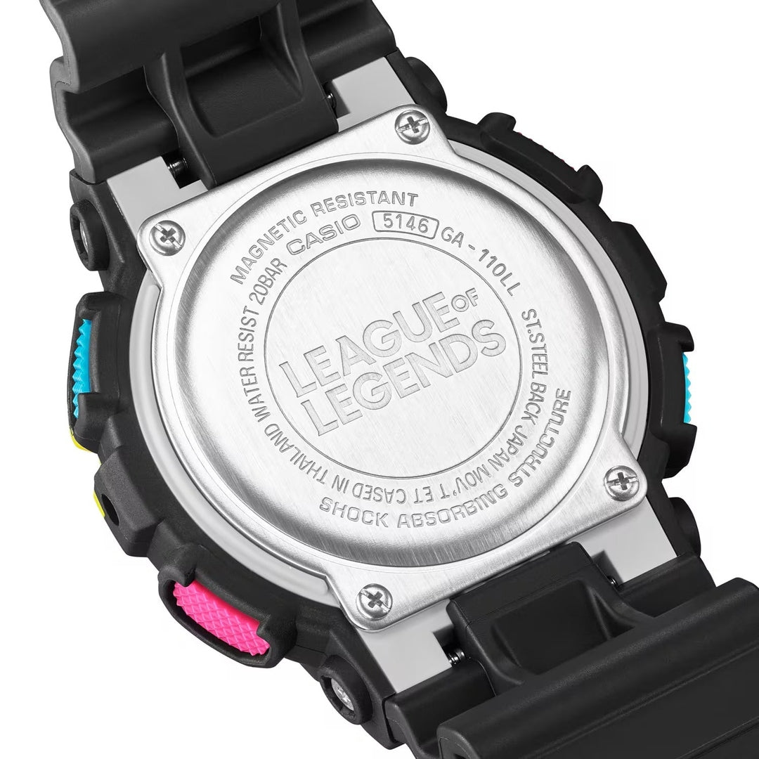 G-Shock X League of Legends Analog Digital Edition Jinx Men's Watch GA-110LL-1AER